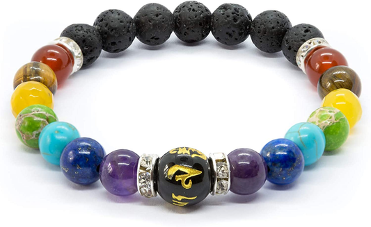 Authentic Crystal Chakra Healing Bracelet