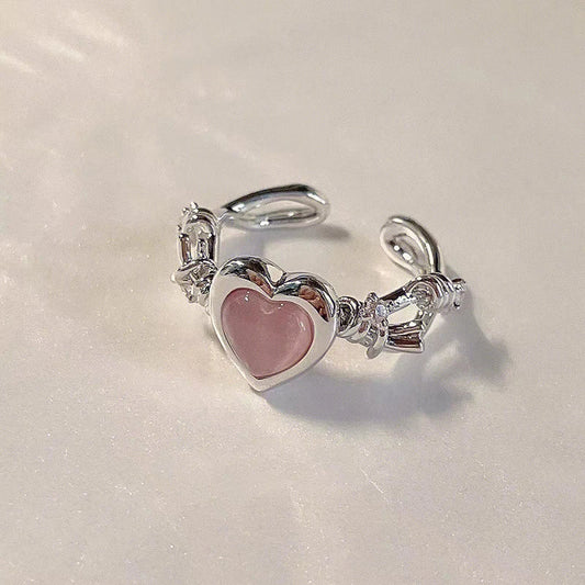 Customizable Antioxidant Heart Ring