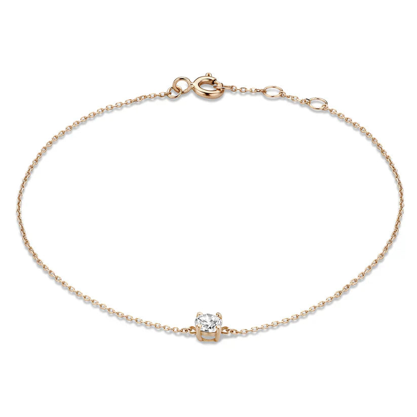 Cléa Gold Moissanite Bracelet