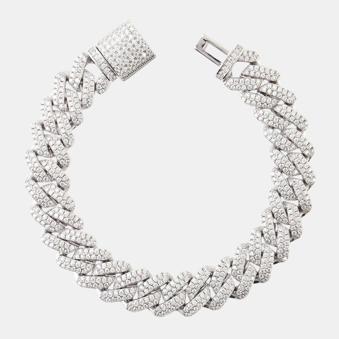 RIVAL CUBAN MOISSANITE BRACELET - 925