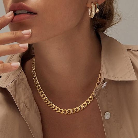 Gold Cuban Link Necklace