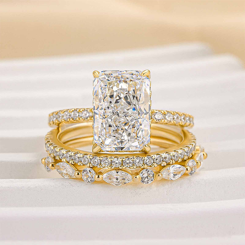 Gold Jaily Ring Trio - Set of 3