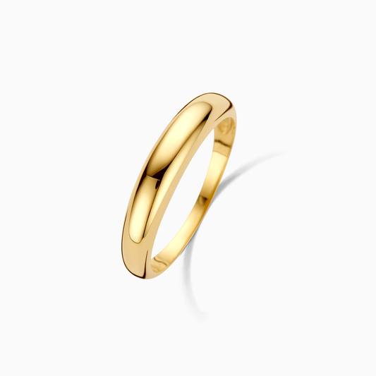 Gold Dome Midi Ring
