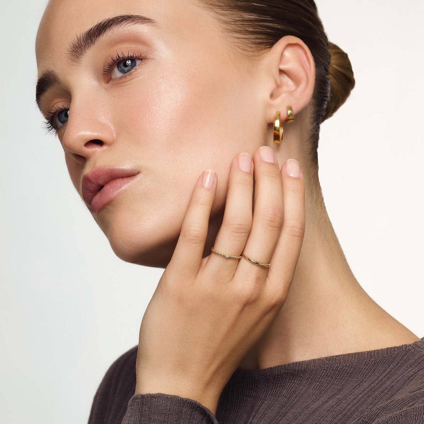 Sleek Dome Ring | Or