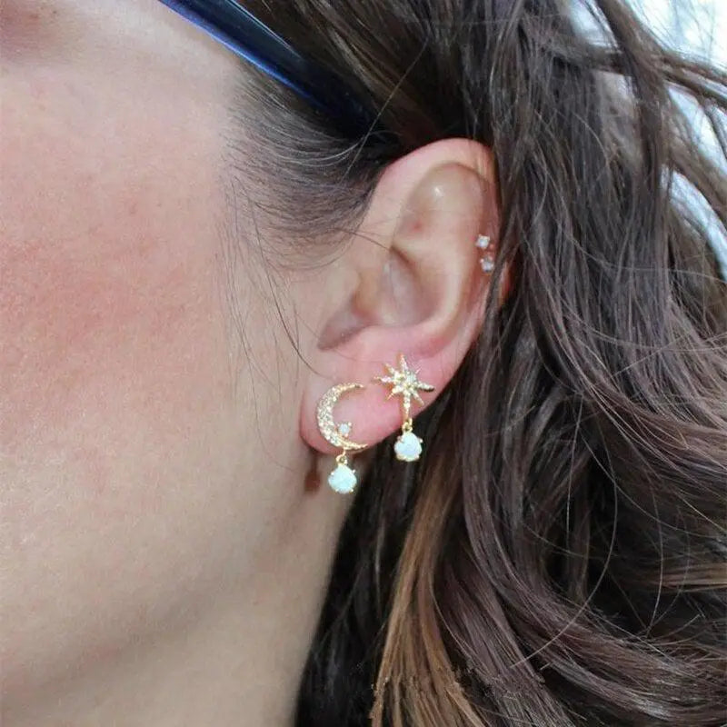 Lunar and Celestial Earrings