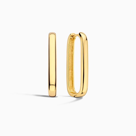 Gold Large Icon Earrings