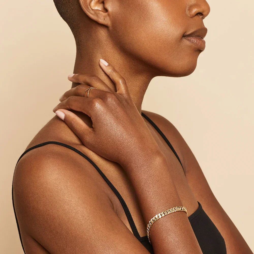 Summer Cuban Gold Bracelet
