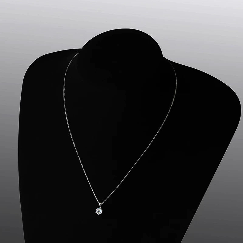 Timeless Moissanite Necklace – Radiate Like the Star You Are
