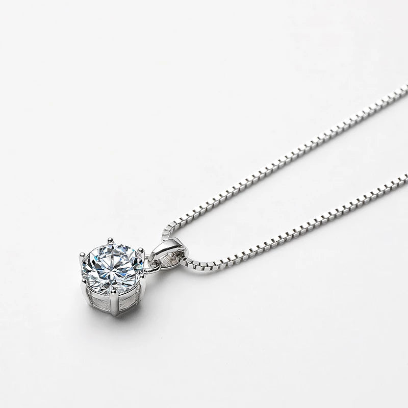 Timeless Moissanite Necklace – Radiate Like the Star You Are