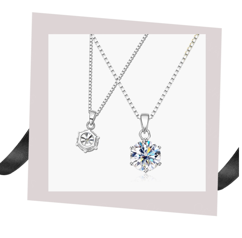 Timeless Moissanite Necklace – Radiate Like the Star You Are