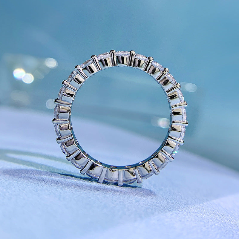Women’s Silver Diamond Ring