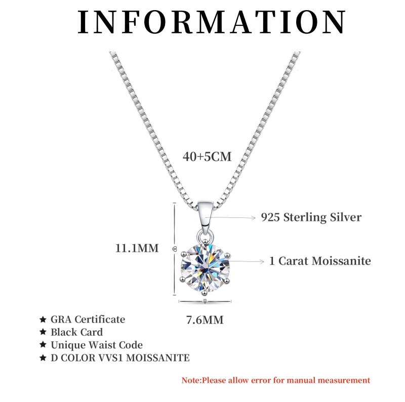 Timeless Moissanite Necklace – Radiate Like the Star You Are