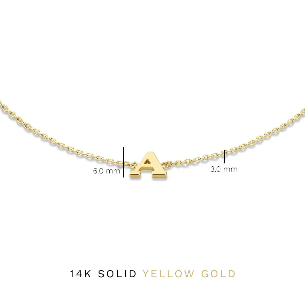 Vita Signa Gold Initial Bracelet