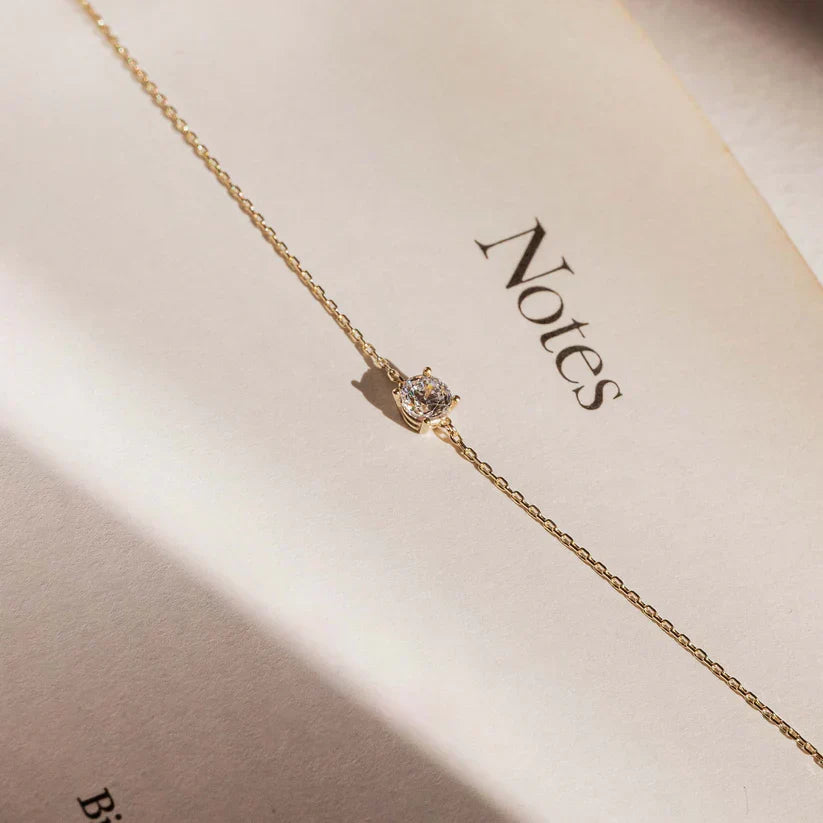 Cléa Gold Moissanite Bracelet