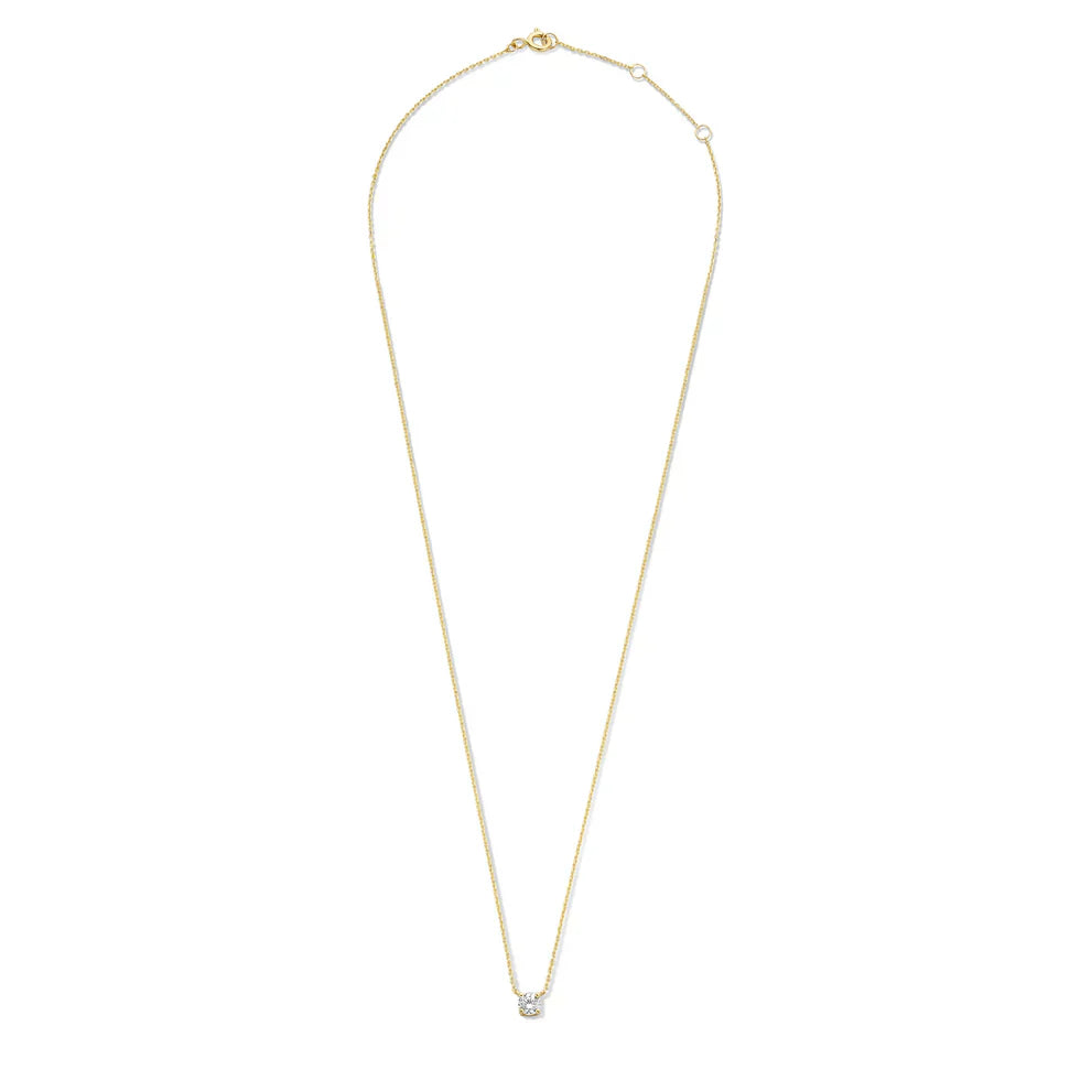 Cléa Gold Moissanite Necklace