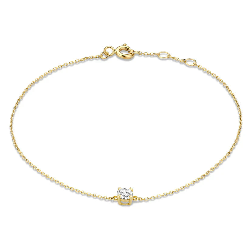 Cléa Gold Moissanite Bracelet