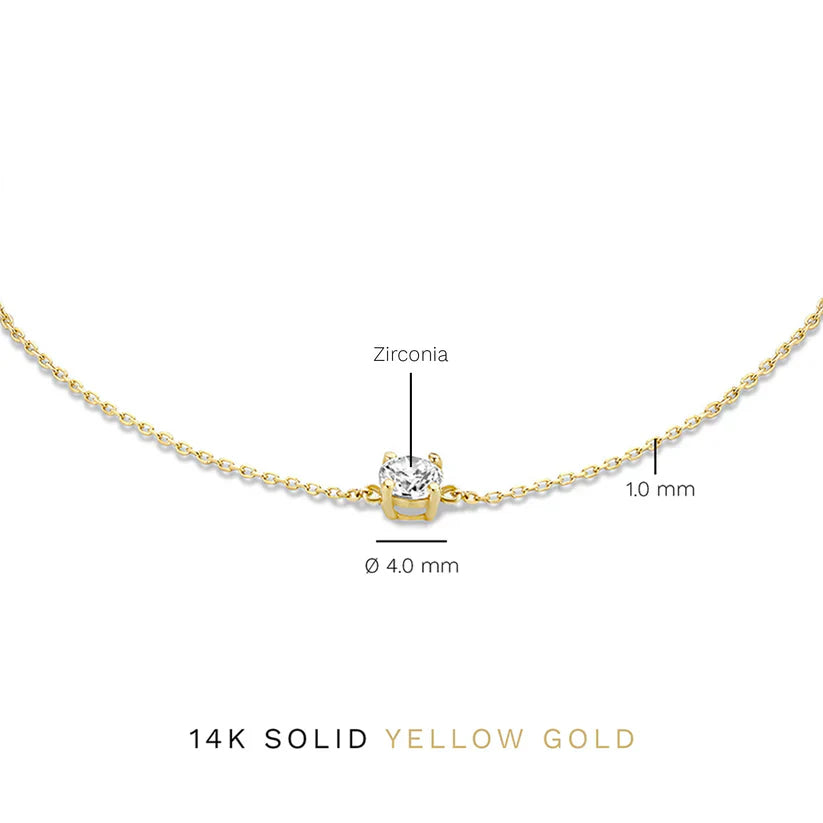 Cléa Gold Moissanite Bracelet