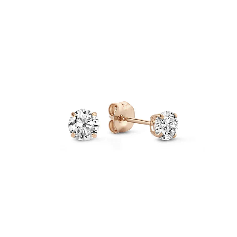 Gold Moonstone Earrings