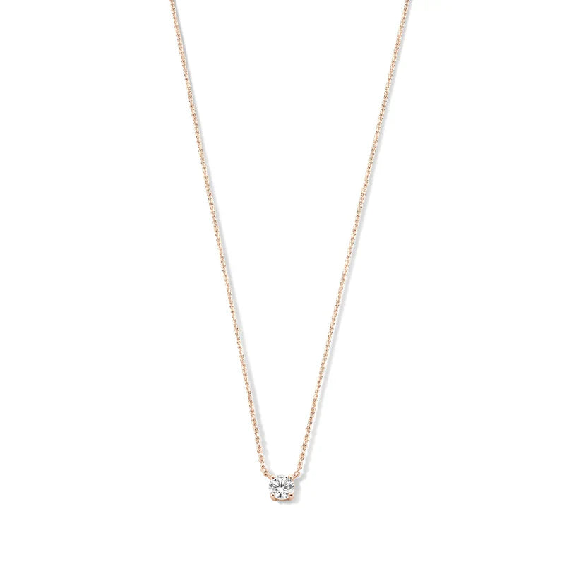 Cléa Gold Moissanite Necklace