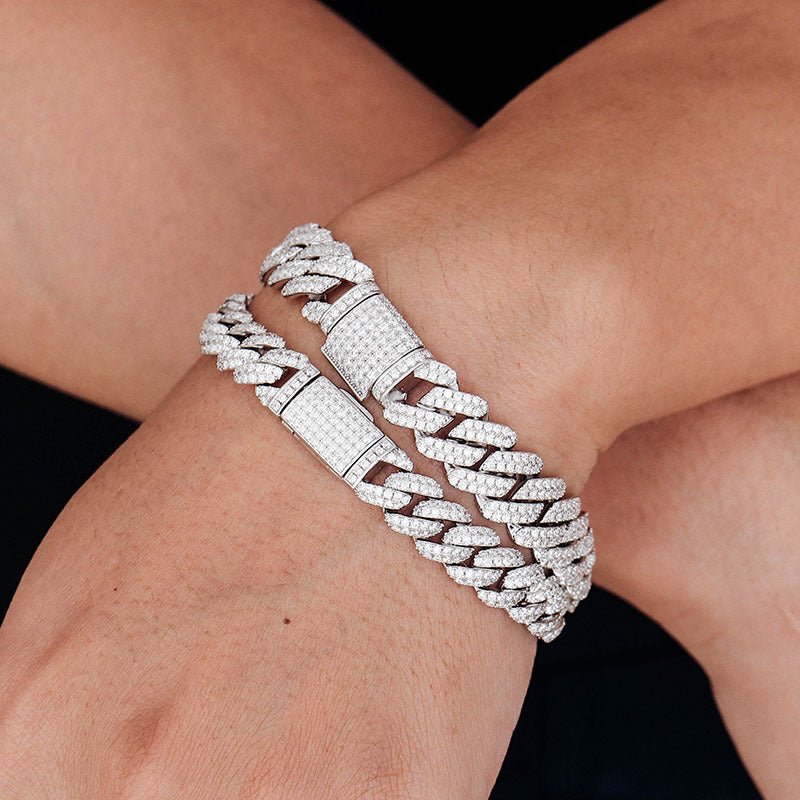 RIVAL CUBAN MOISSANITE BRACELET - 925