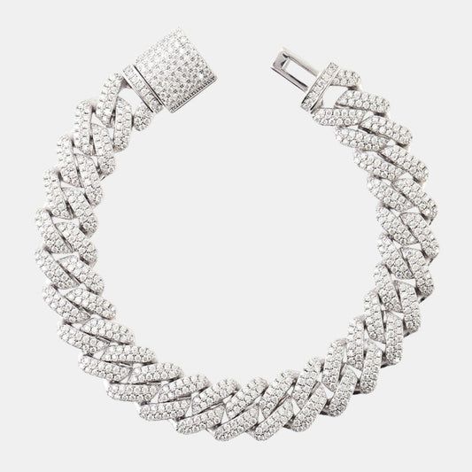 RIVAL CUBAN MOISSANITE BRACELET - 925